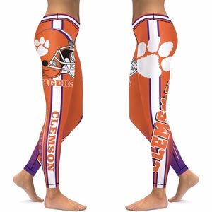 Clemson Yoga Pants Leggings Gameday 
